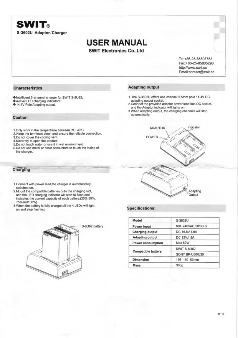 SWIT S-3602U user manual