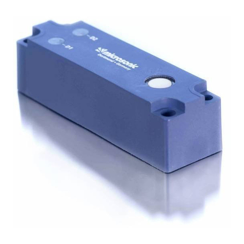Microsonic Ics Series User manual