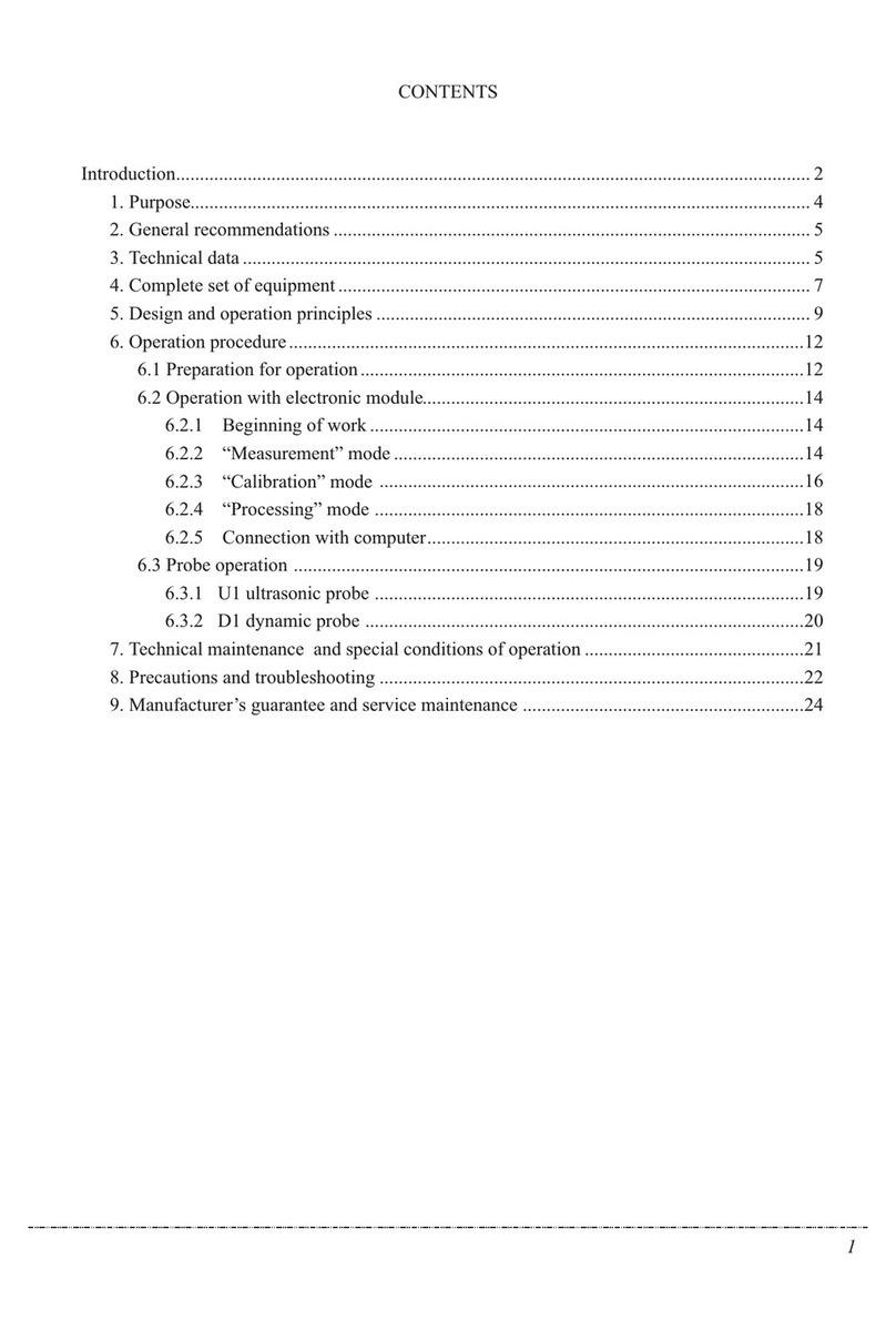 MET MET-U1 manual