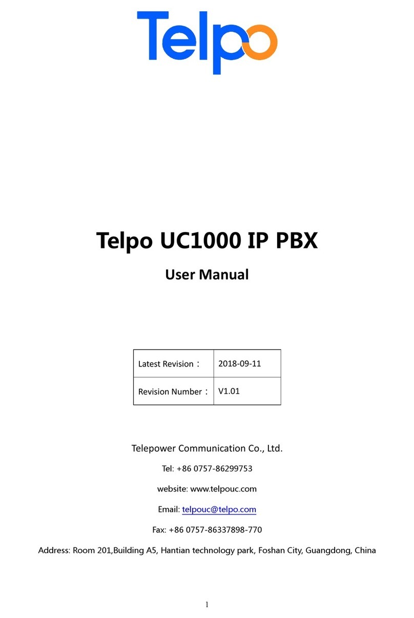 Telpo UC1000 user manual