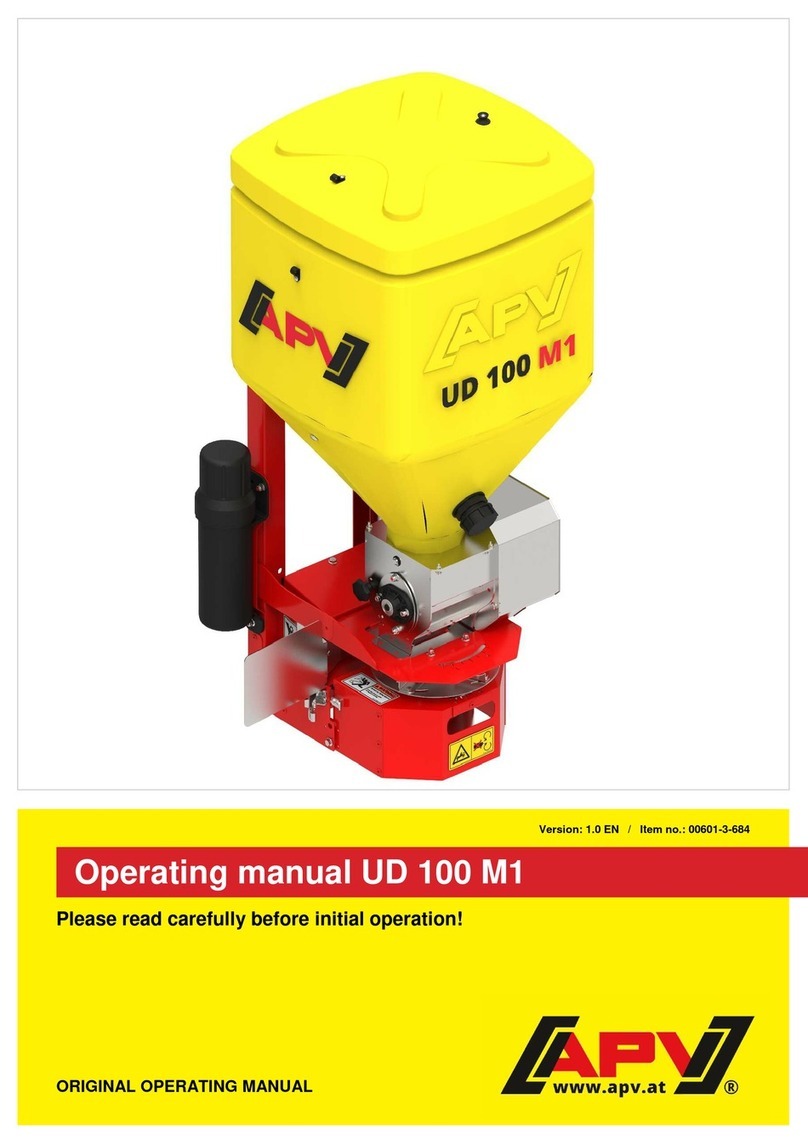 APV UD 100 M1 operating manual APV UD 100 M1 operating manual