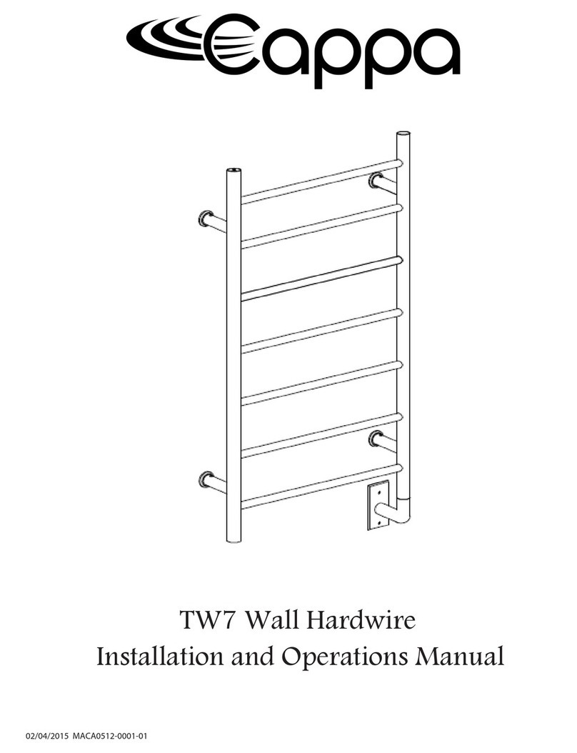 Cappa TW7 Installation and operation manual