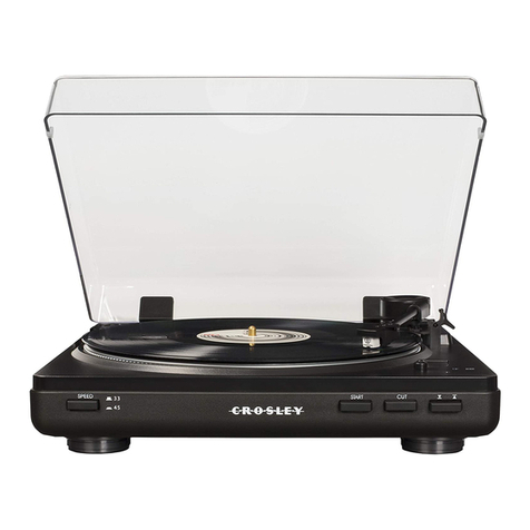 Crosley T400 Series instruction manual