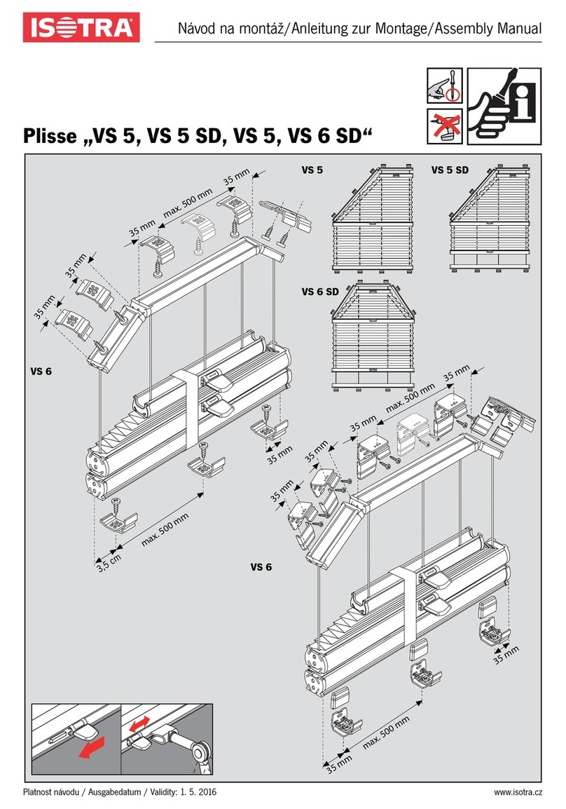 Isotronic Plisse VS 5 Assembly manual