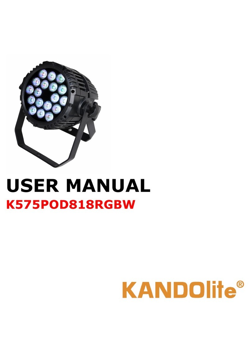 Kandolite K575POD818RGBW User manual