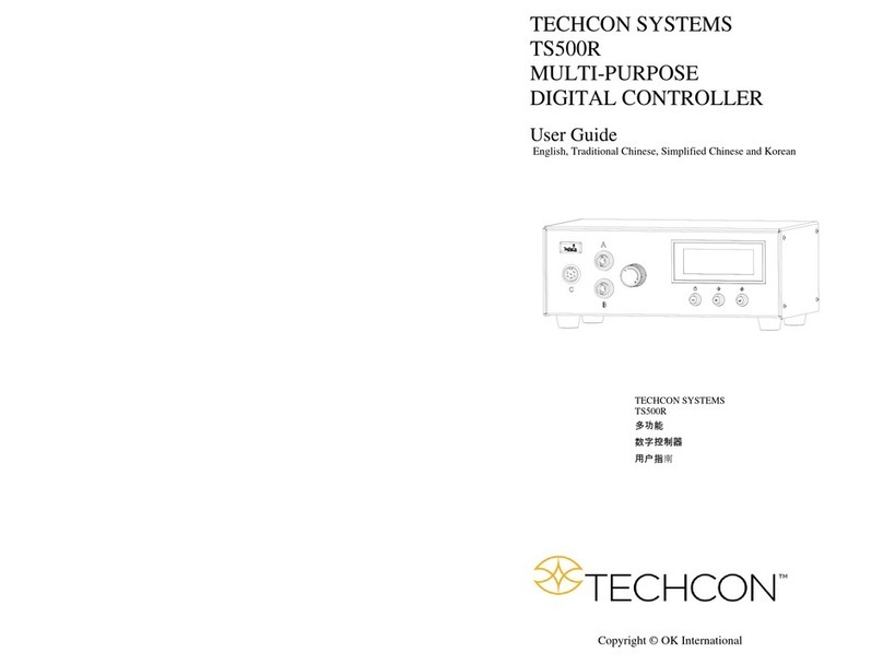 TECHCON SYSTEMS TS500R user guide