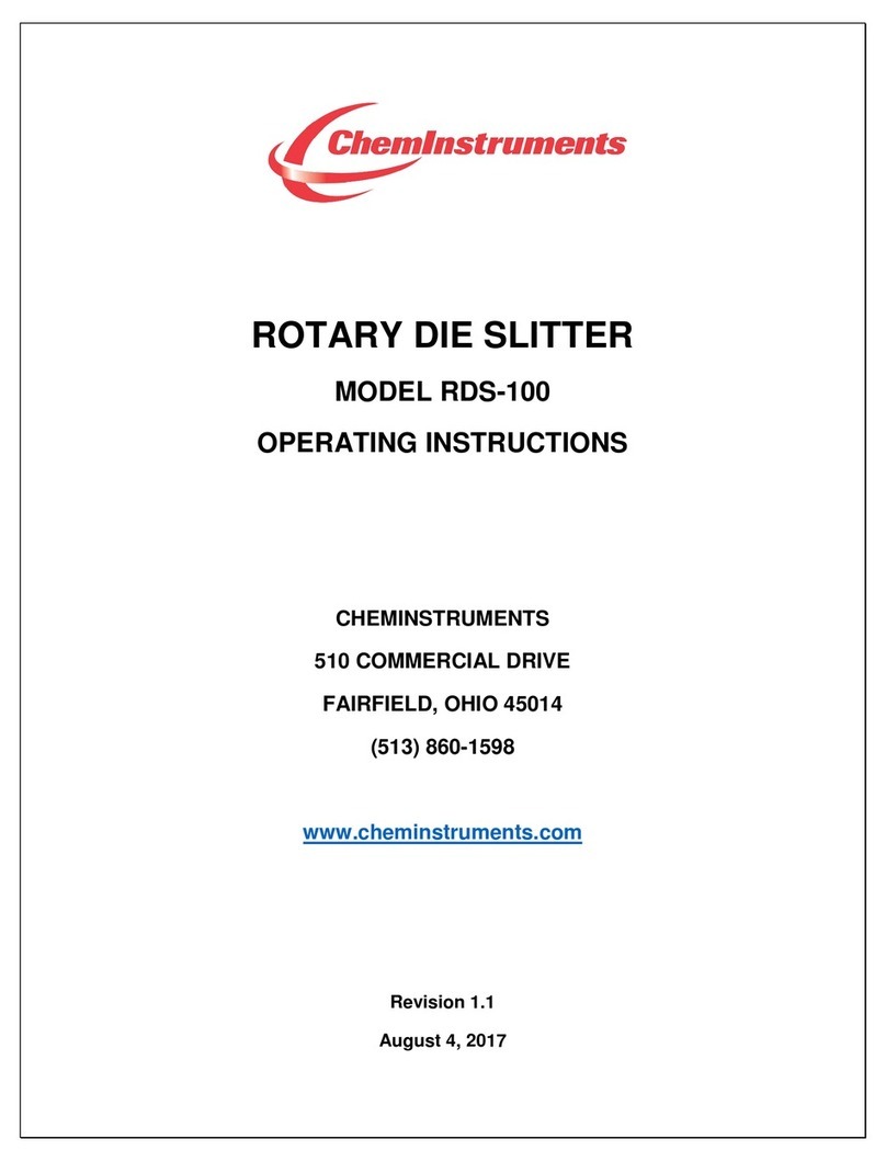 ChemInstruments RDS-100 operating instructions