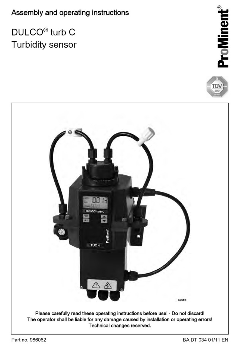 ProMinent DULCO turb C Series Assembly and operating instructions ProMinent DULCO turb C Series Assembly and operating instructions