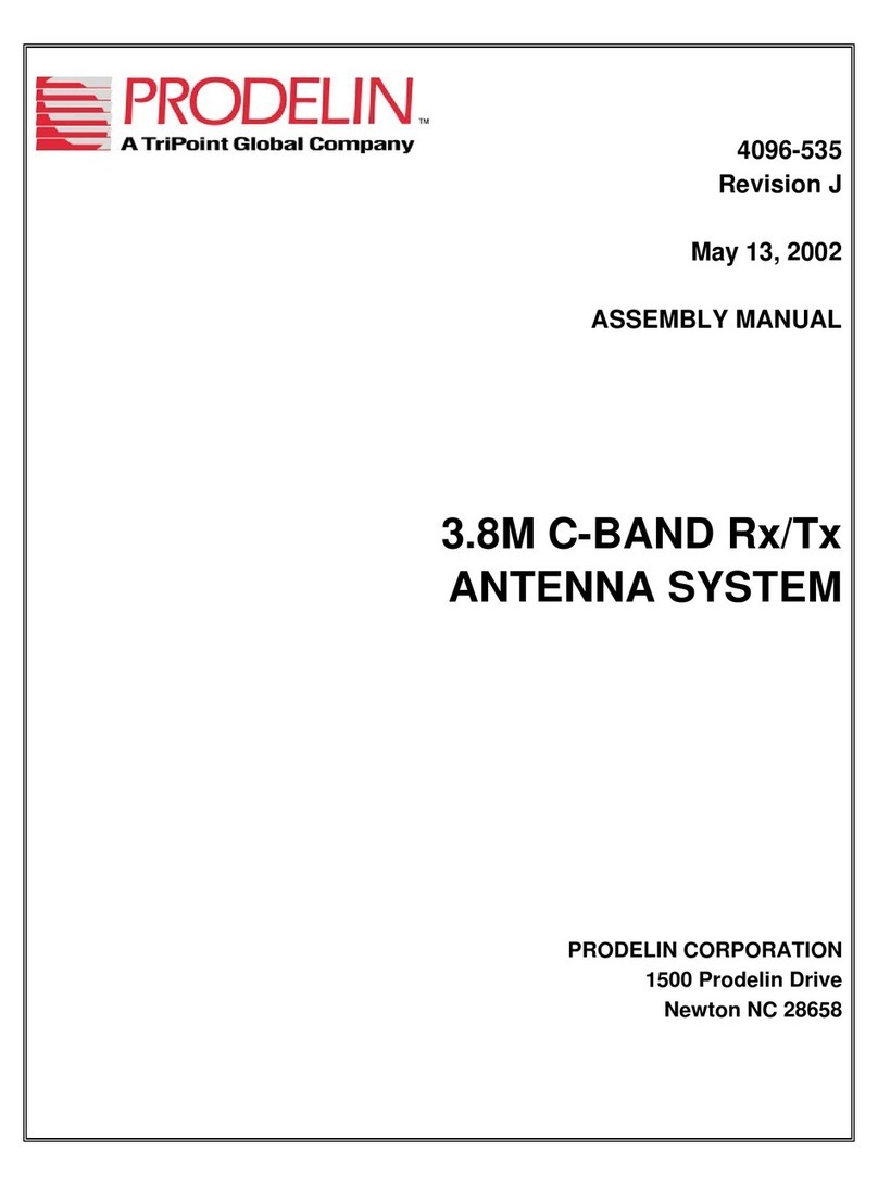 prodelin 3.8M User manual prodelin 3.8M User manual