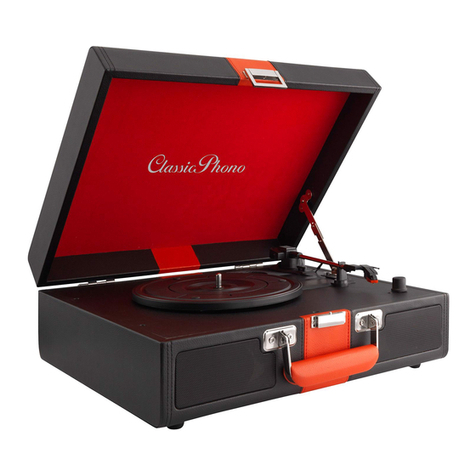 LENCO Classic Phono TT-33 User manual LENCO Classic Phono TT-33 User manual