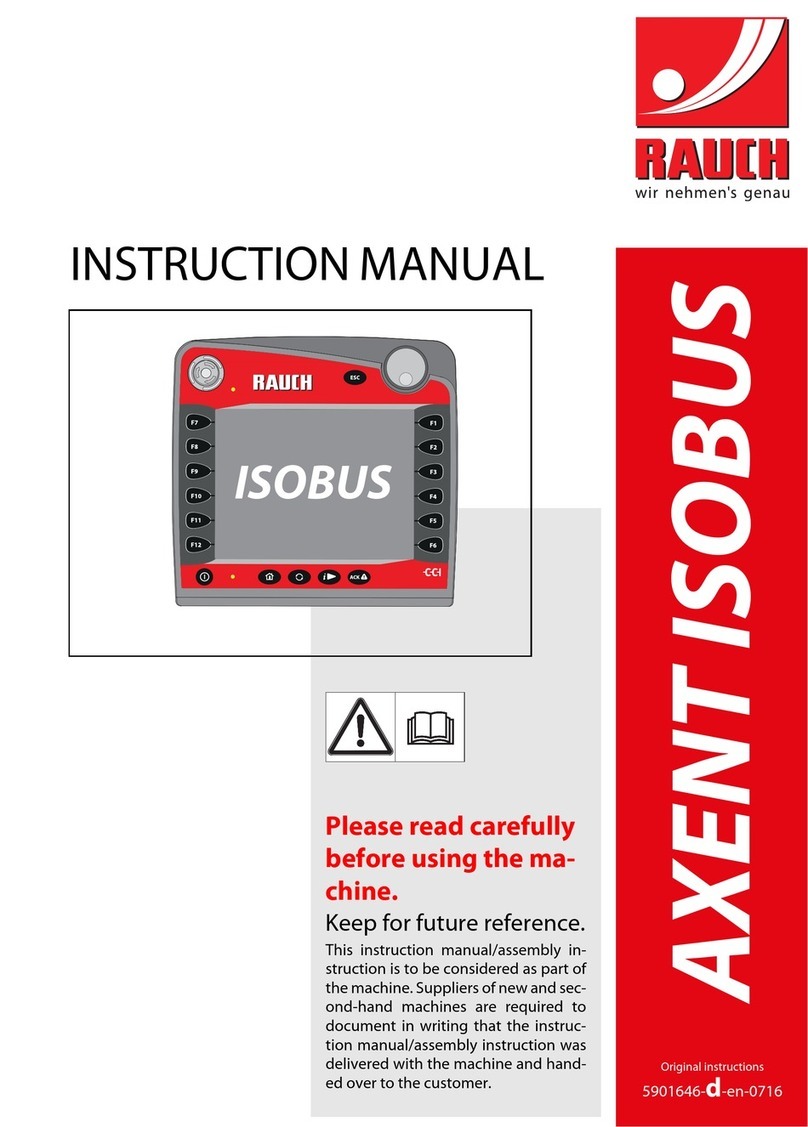 Rauch Axent Isobus User manual