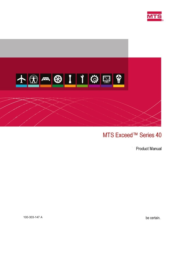 MTS Systems Exceed 40 Series User manual MTS Systems Exceed 40 Series User manual
