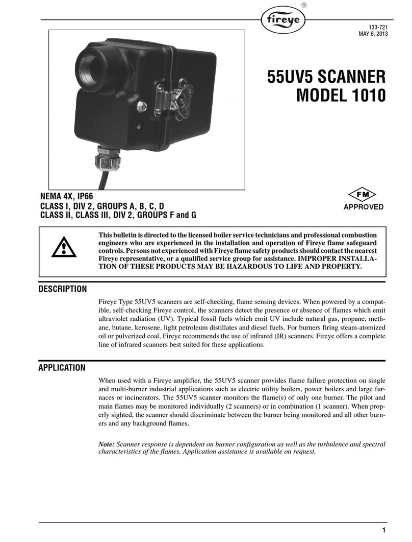 Fireye 55UV5 User manual