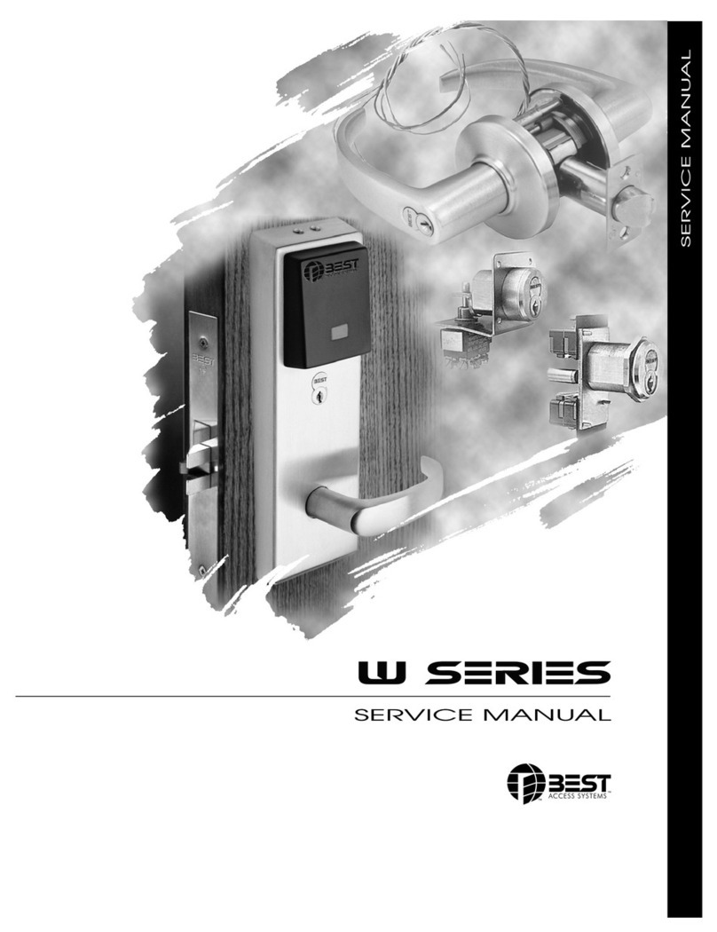 BEST ACCESS SYSTEMS W Series Service manual