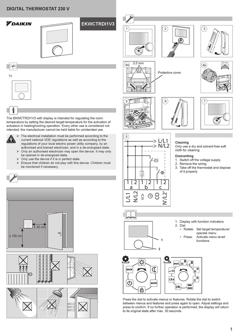 Daikin EKWCTRDI1V3 User manual