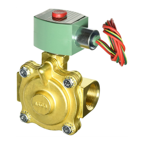 Asco 8220 Series Installation and operating instructions