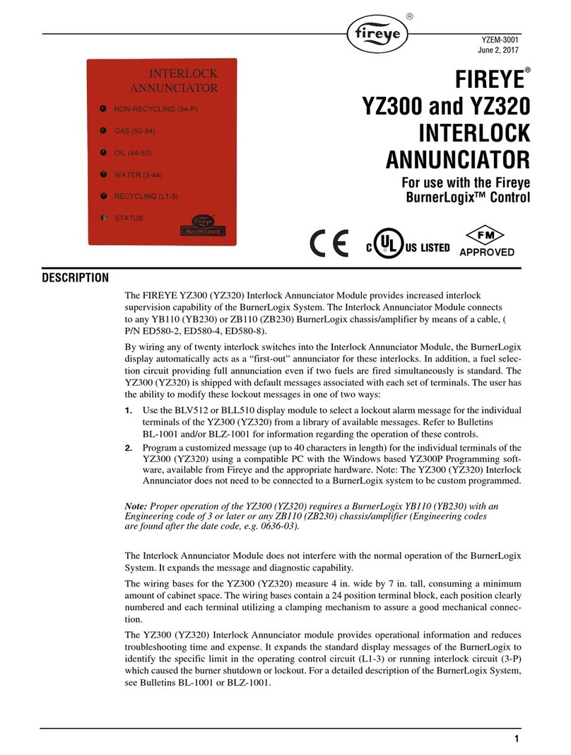 Fireye YZ300 manual Fireye YZ300 manual