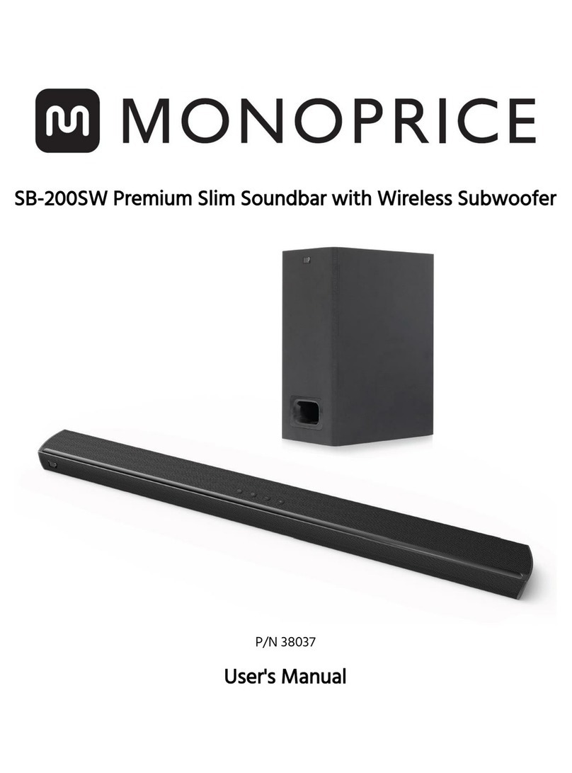 Monoprice SB-200SW user manual