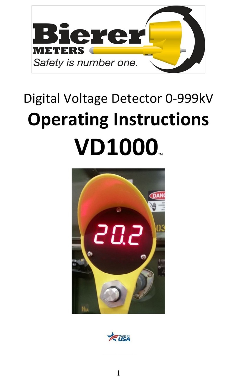 Bierer VD1000 operating instructions