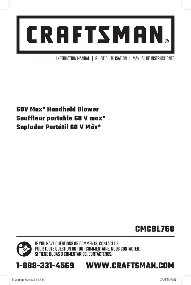 Craftsman CMCBL760 User manual