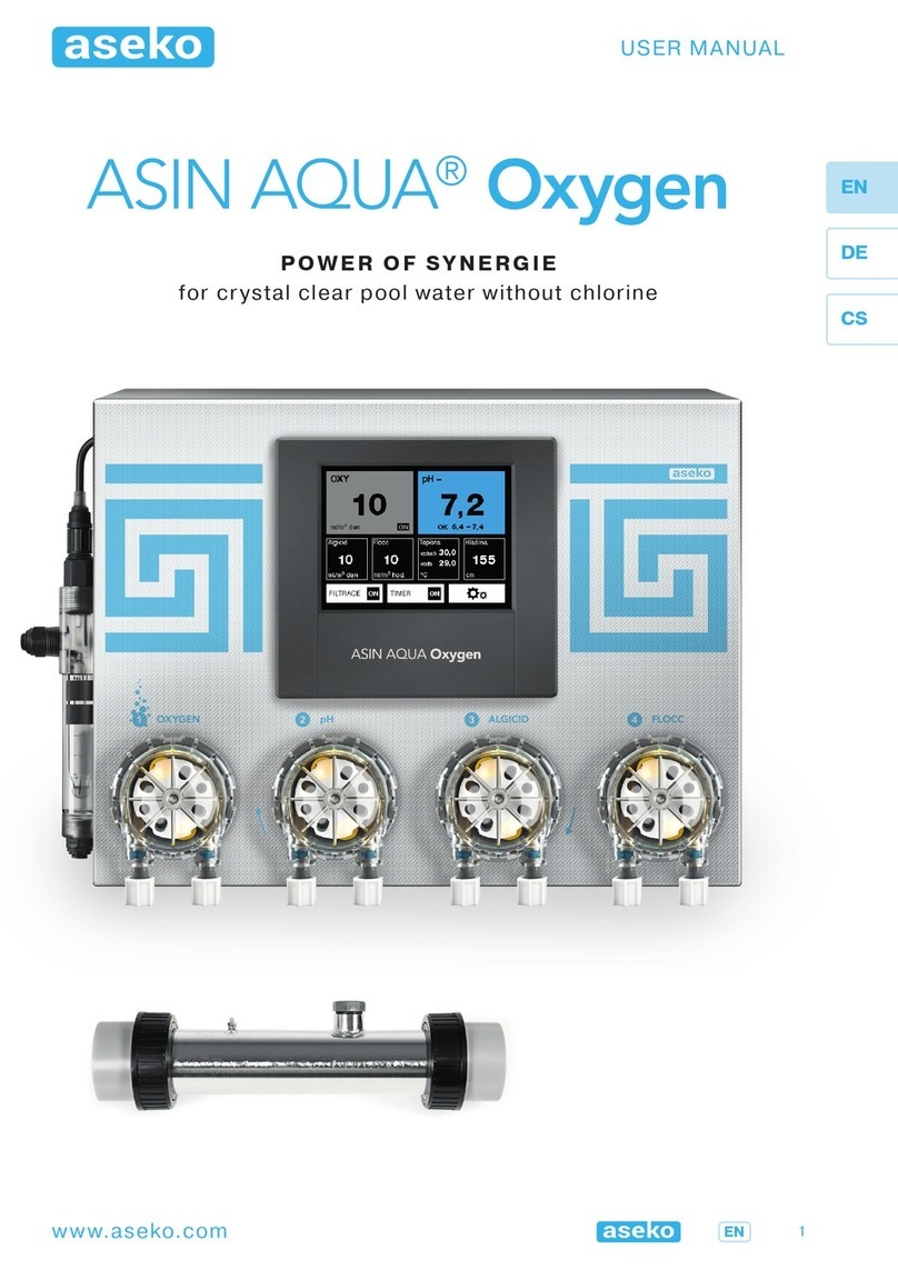Aseko ASIN AQUA Oxygen user manual Aseko ASIN AQUA Oxygen user manual