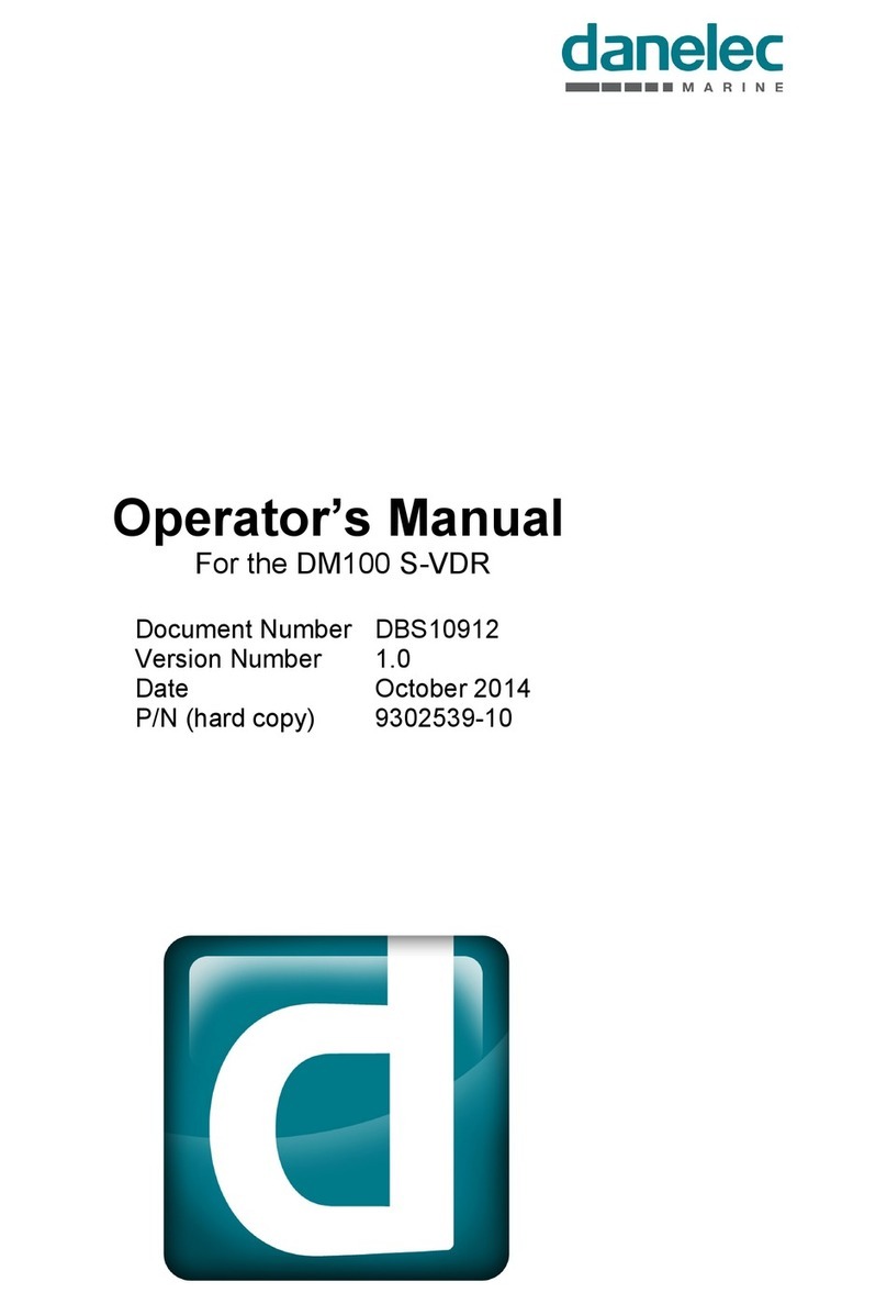 Danelec DM100 S-VDR User manual