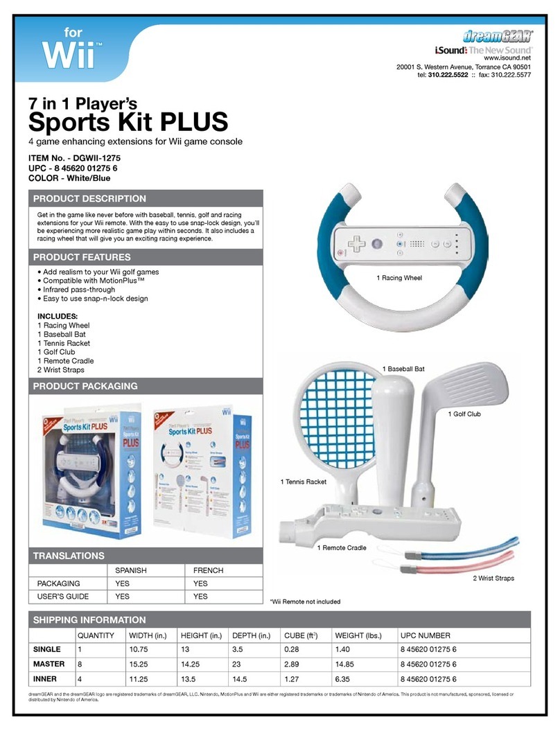 DreamGEAR DGWII-1275 user guide