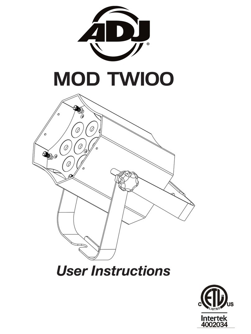 ADJ MOD TW100 User manual