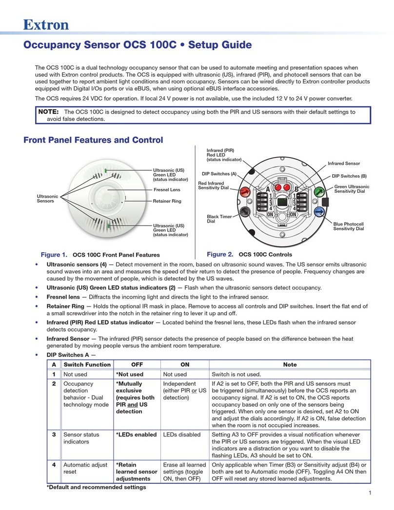 Extron electronics OCS 100C User manual