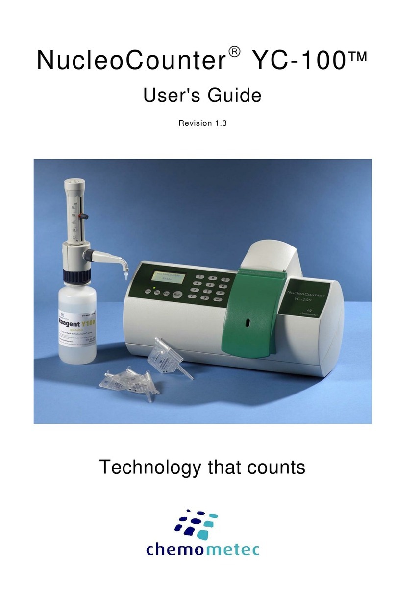 ChemoMetec NucleoCounter YC-100 User manual