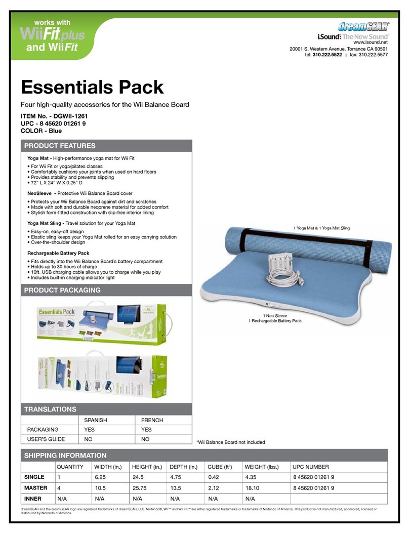 DreamGEAR DGWII-1261 user guide