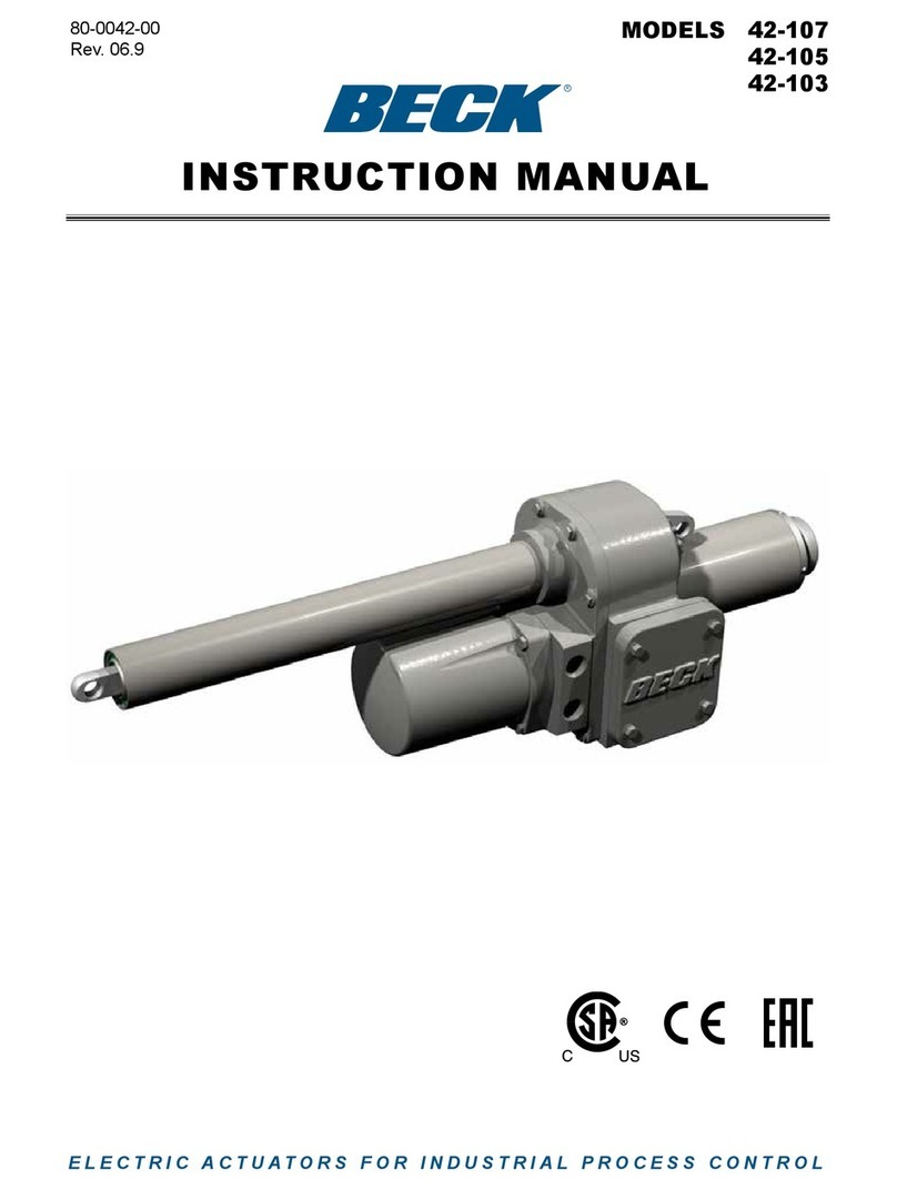 Beck 42-107 instruction manual