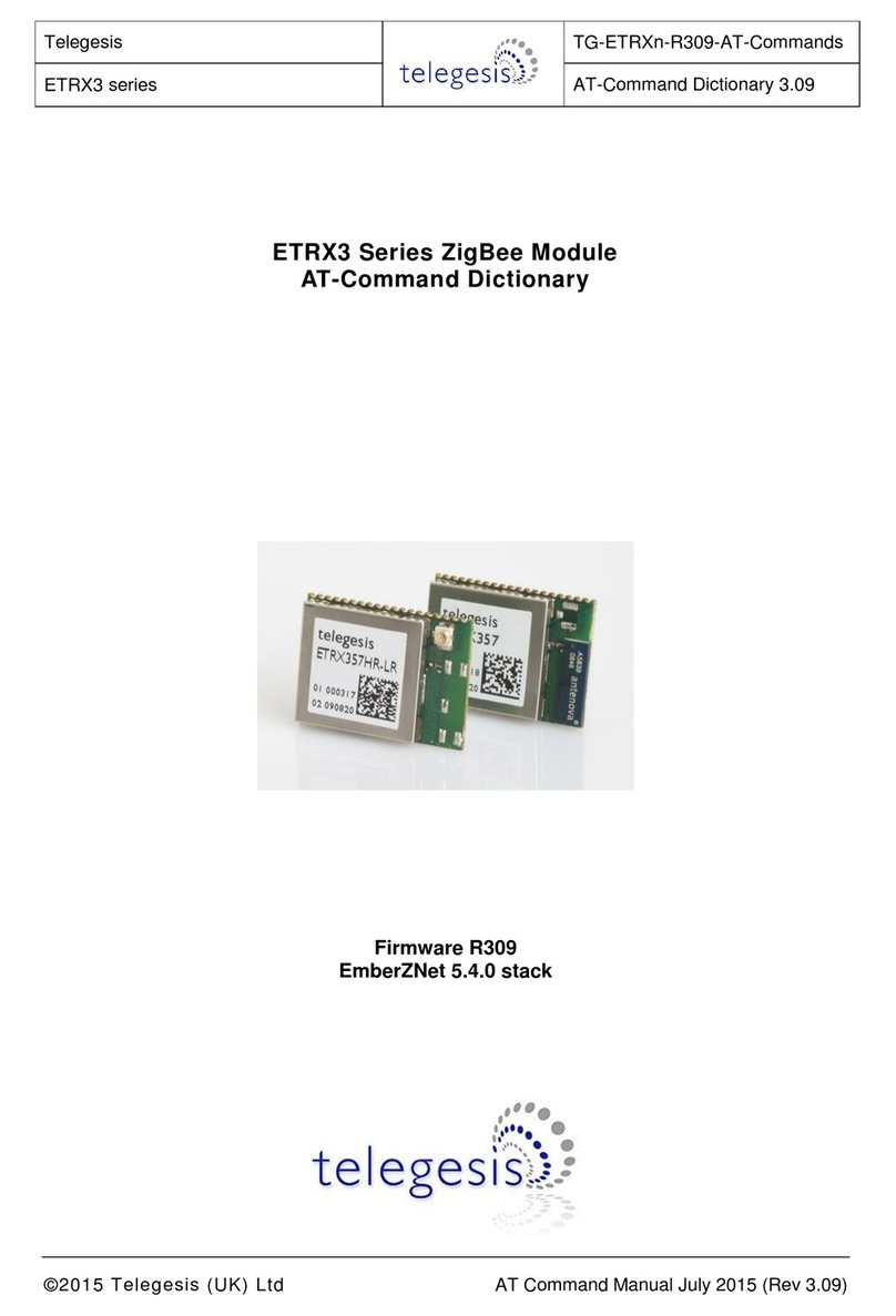 Telegesis ETRX357-LR Command manual