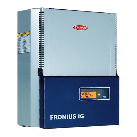 FRO­NIUS IG 2000 User manual