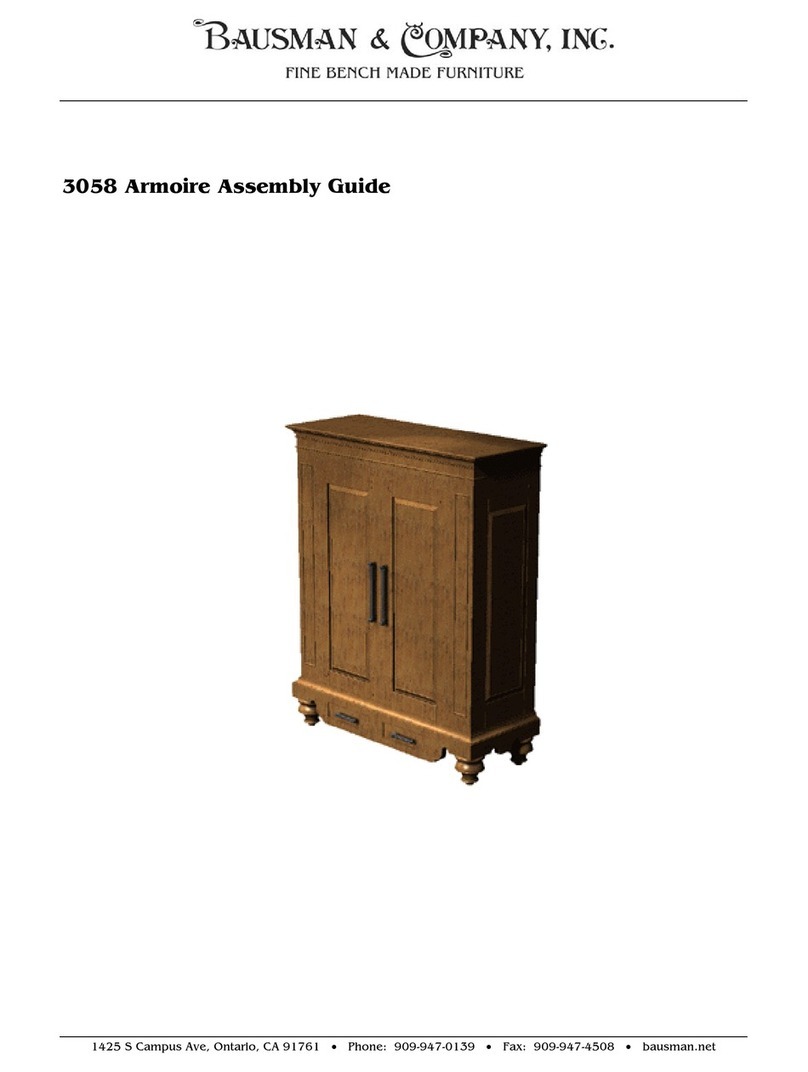 Bausman & Company 3058 Assembly guide Bausman & Company 3058 Assembly guide