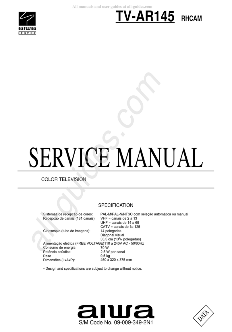 Aiwa TV-AR145 User manual