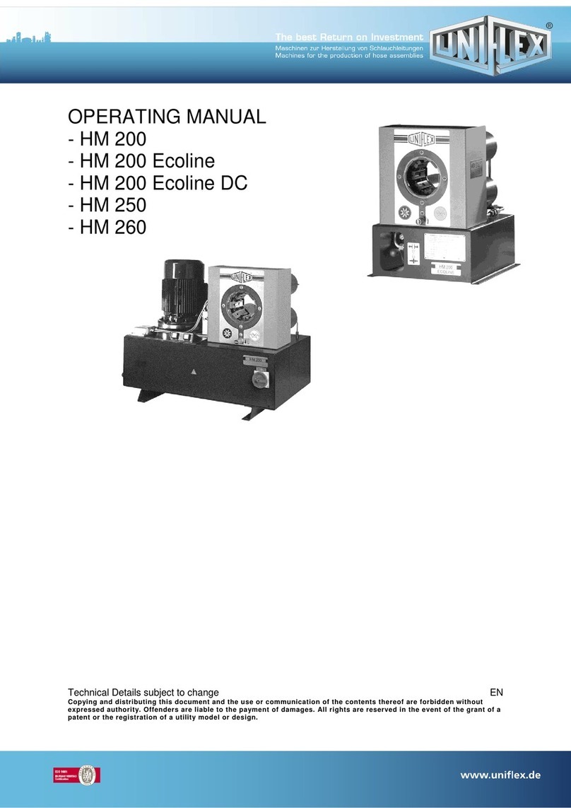 Uniflex HM 200 operating manual
