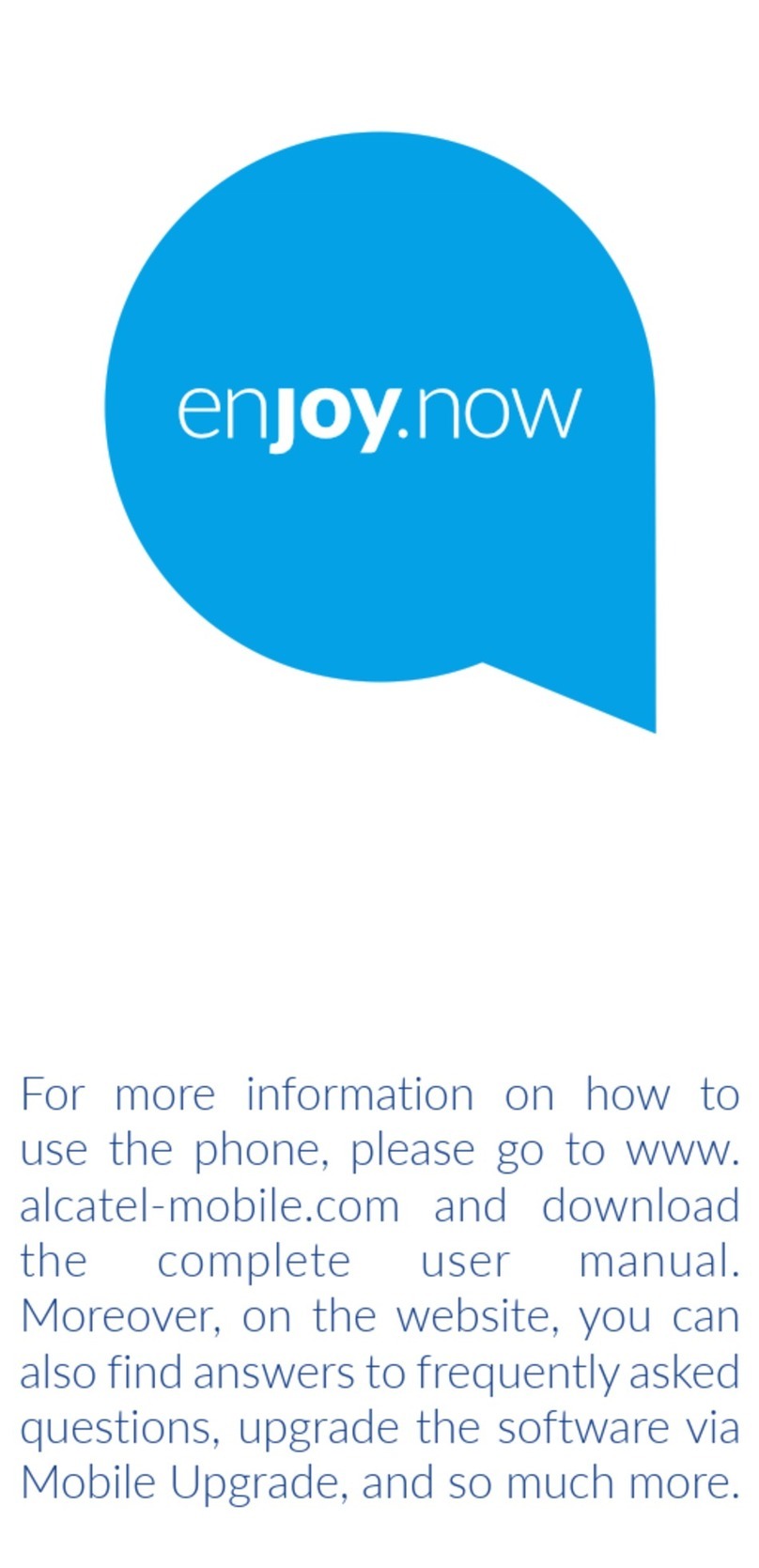 ENJOY 3025 manual