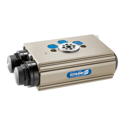 SCHUNK SRU 20 Installation and operating instructions