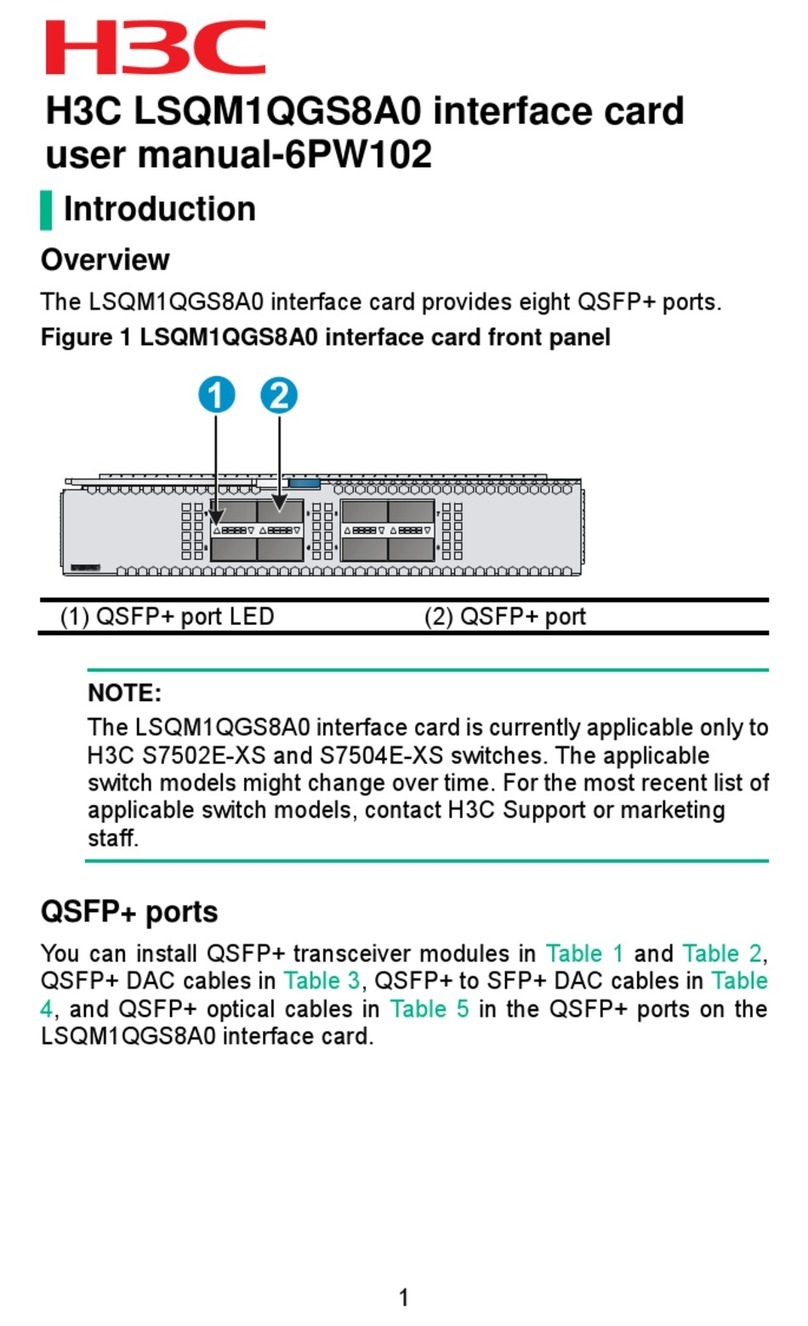 H3C LSQM1QGS8A0 user manual