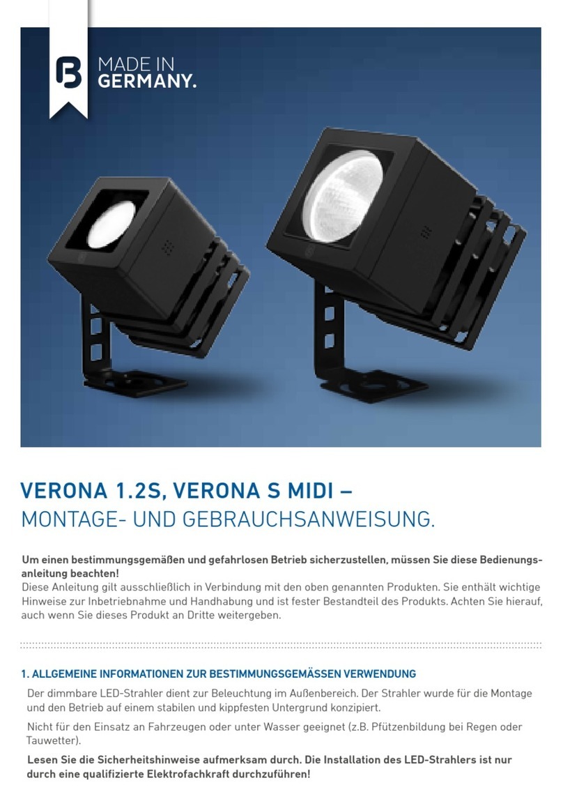 Barthelme Verona 1.2S Installation and operating instructions