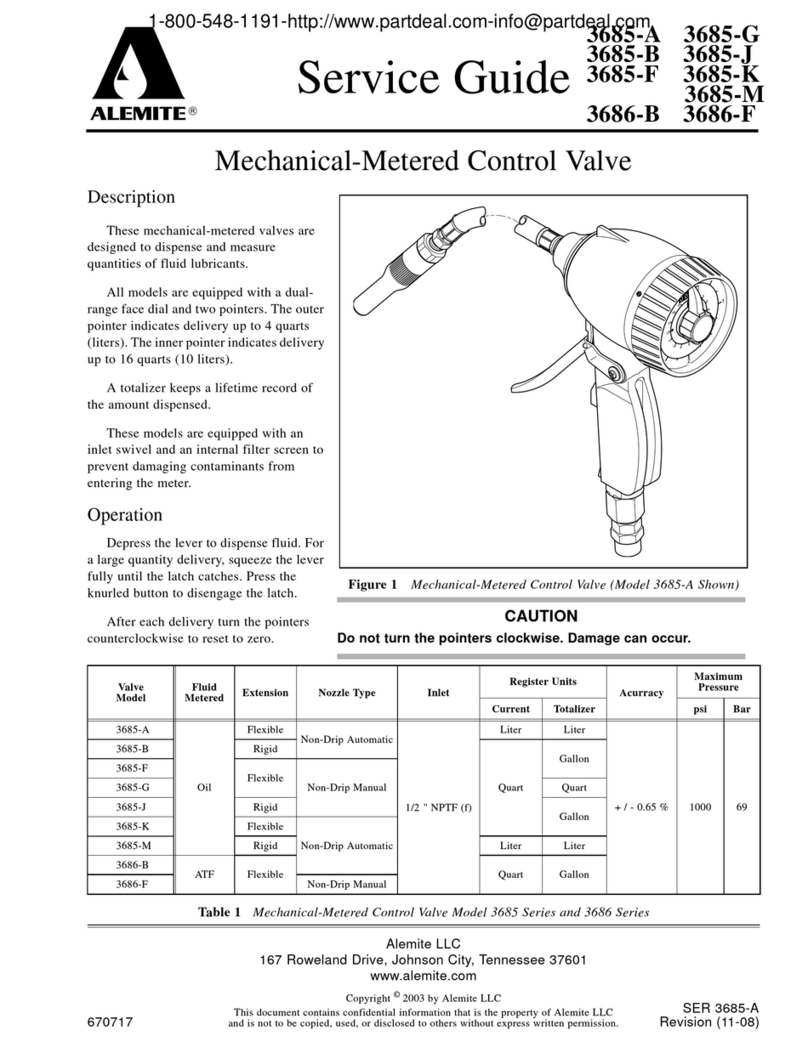 Alemite 3685-A Service guide