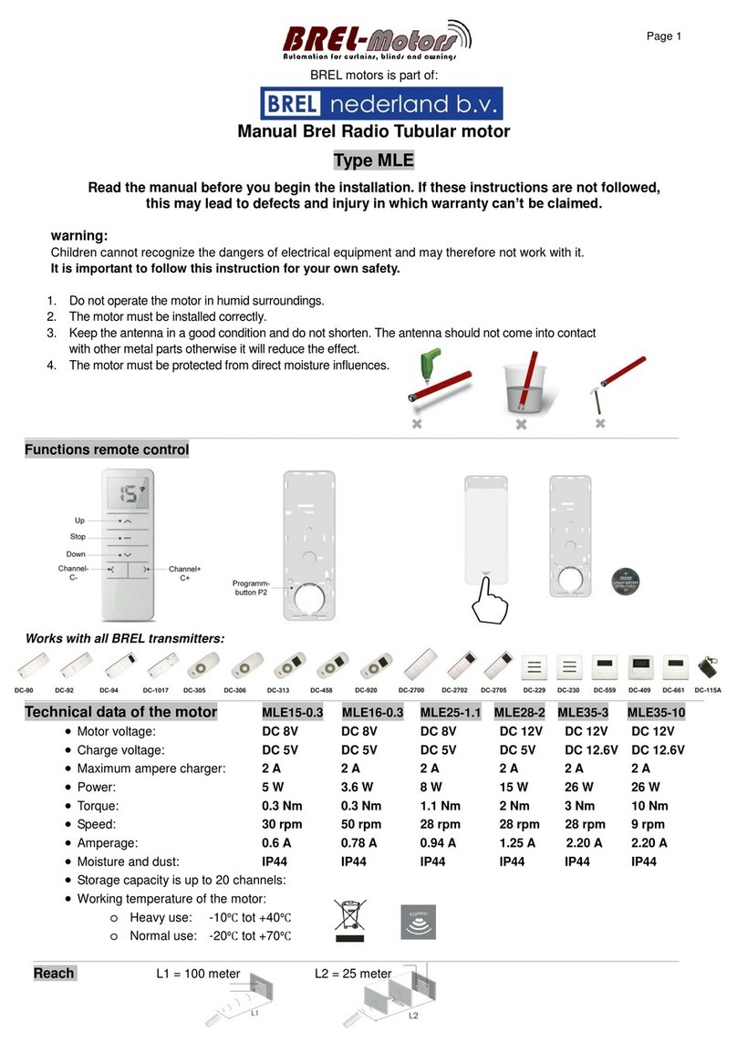 brel-motors MLE Series manual