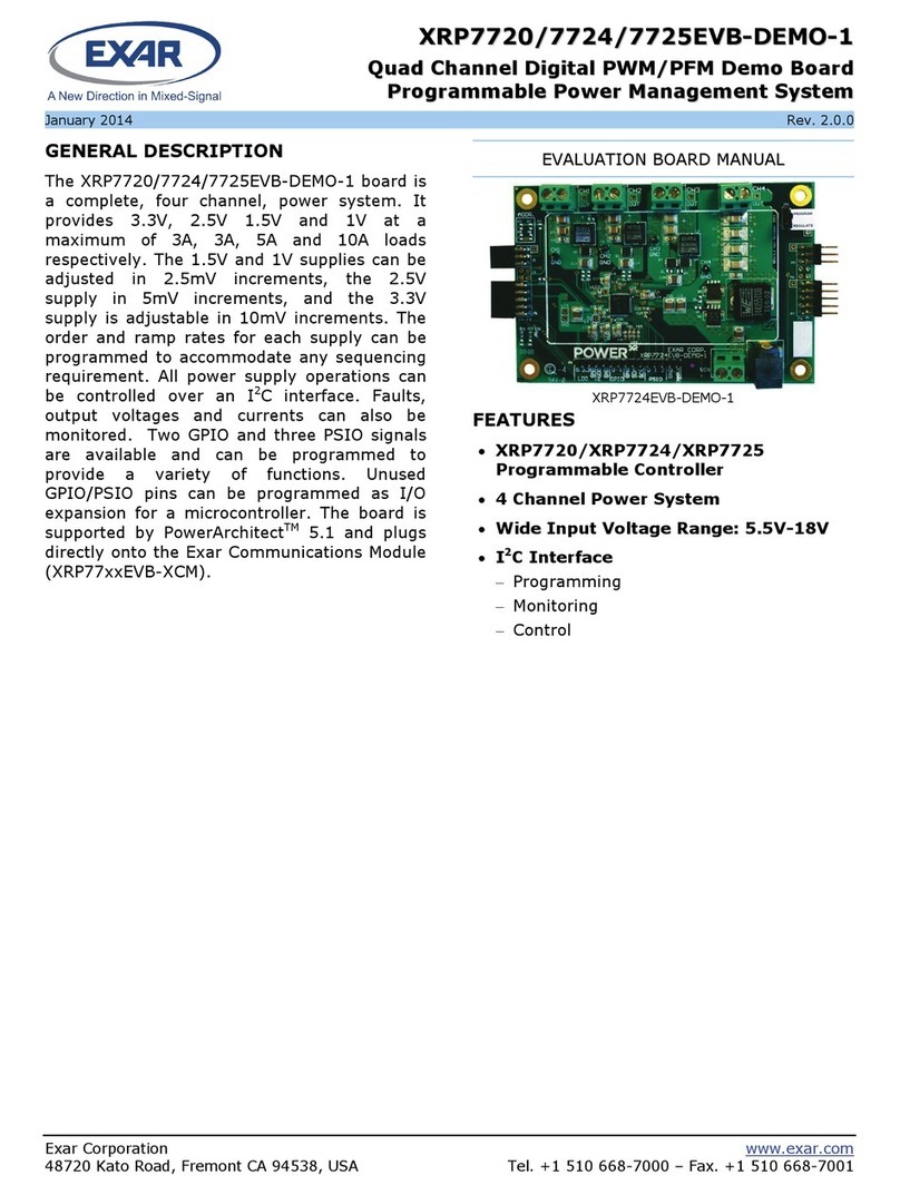Exar XRP7720EVB-DEMO-1 manual