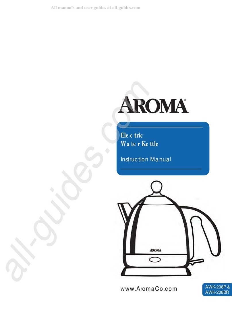 Aroma AWK-208P instruction manual