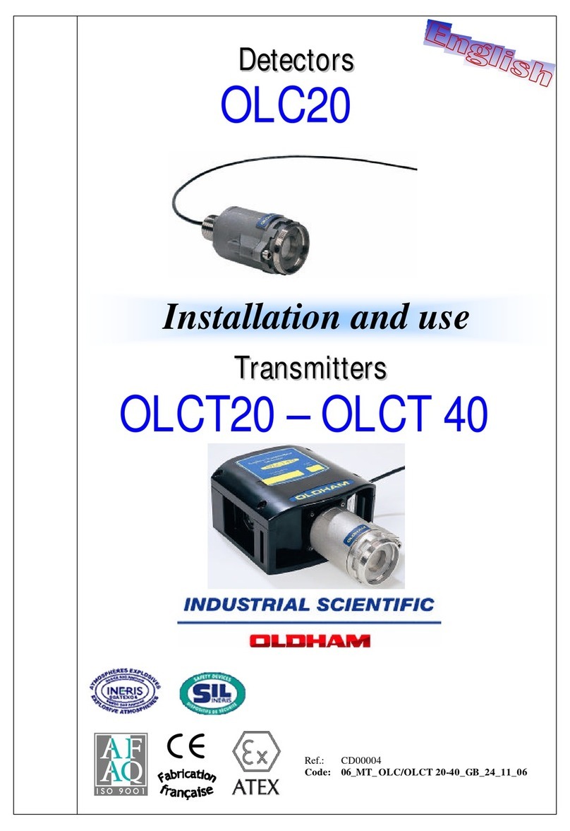 ISC/Oldham OLC20 Series Installation and use