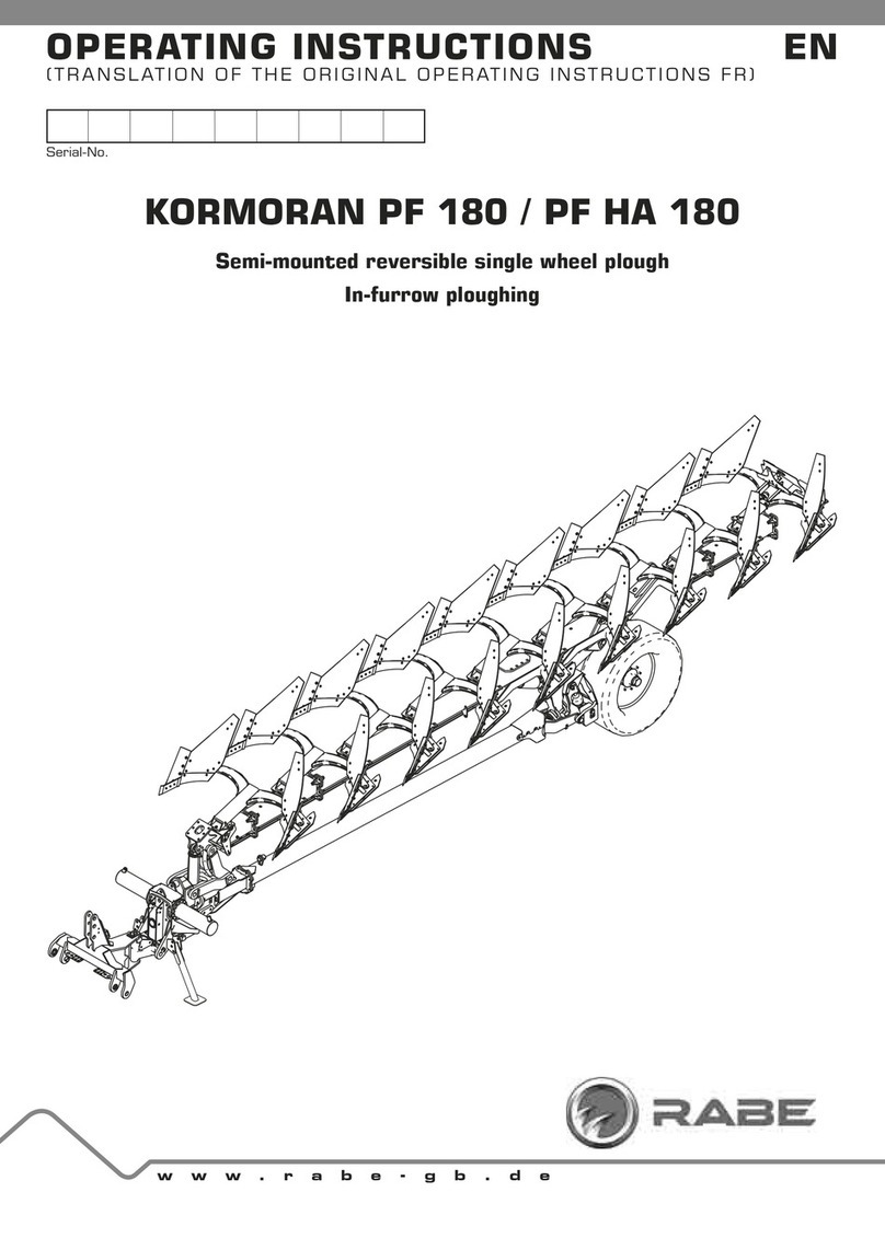 Rabe Kormoran PF 180 operating instructions