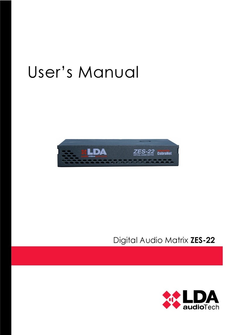 LDA Audio Tech ZES-22 user manual
