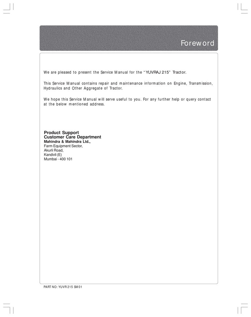 Mahindra YUVRAJ 215 User manual Mahindra YUVRAJ 215 User manual