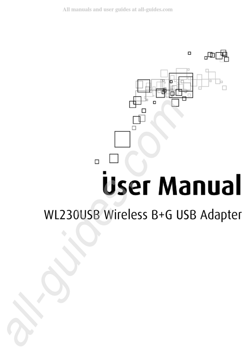 Aztech WL230USB Wireless B+G User manual